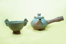 Korean ceramic Teapot, Sanchung