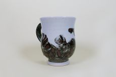 Tasse mit Griff, weiß