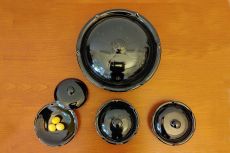Schale mit Deckel, 4 teiliges-set,Schwarz