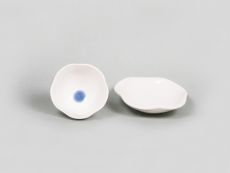 Kleine Teetasse mit Teller set, Weiss