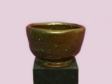 Dunkelbraune Teetasse