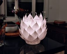 Teelichthalter, Lotus blumenform