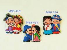 Koreanische traditionelle Puppe magnetisch
