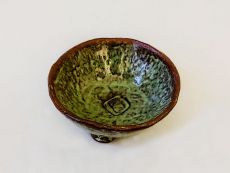 Dunkelgrünem und braunem Rahmen, Teetasse