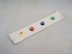 Pralinenteller weiß, schmal, rechteckig