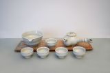 Green Tea Set for 5 persons, White