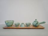 Green Tee set for 3persons, Celadon
