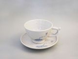 Coffee cup set. Baija with Lotus