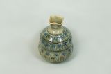 Vase (K), grün-blau gestreift