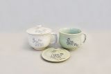 Tasse, Suppentassen, Celadon