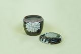 Korean Ceramic Tea Storage mit Lid, D.Green