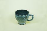 Tasse, dunkel, königsblau