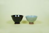 Ceramic Black Small Teacup.