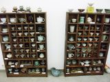 Traditional korean collecting shelf for cups