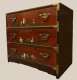 Korean traditional chest of 3 drawers