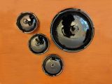 Schale mit Deckel, 4 teiliges-set,Schwarz