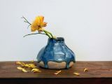 Volcano blaue Vase