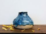 Volcano blaue Vase