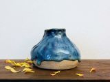 Volcano blue Vase