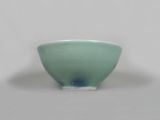 Mascha Schale Celadon mit Blumendekor