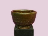 Dunkelbraune Teetasse