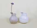 Kleine Vase in Mattbeige