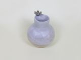 Kleine Vase in Mattbeige