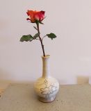 Handgefertigte Buncheong-Keramikvase, Horibyung stilVase