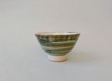 Holzbrand-Teetasse mit sanfter Linienglasur